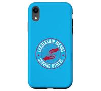 Le Leadership Signifie Servir Les Autres Coque pour iPhone XR