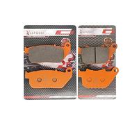 LE LEFOSSI moto Fibre de Carbone Plaquettes de Frein Avant et Arrière Pour Compatible avec Harley Davidson XL 883 N Iron XL 883 R Roadster XL 1200 X Forty Eight 2010-2013 FA381F FA387R