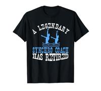Le légendaire entraîneur Synchro a Un instructeur de Natation à la Retraite T-Shirt Graphique avec Valeur