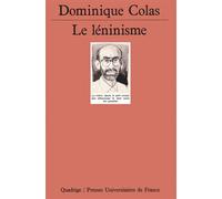 Le léninisme - Dominique Colas - Puf - broché - Livre