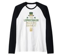 Le Leprechaun m'a Fait Boire Cette bière pour la Saint-Patrick Manche Raglan