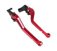 le Levier d'embrayage Leviers de frein et d'embrayage CNC pour moto CBR 600 CBR600 F2, F3, F4, F4i 1991-2007, poignées courtes et longues(Long red)