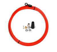 le Levier d'embrayage Tuyau de frein hydraulique CNC pour vélo, 5 mm x 2 m, pour VTT, pour Shimano BH59 BH90(Red Black)