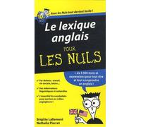 Le lexique anglais pour les Nuls