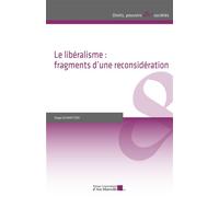 Le libéralisme : fragments d’une reconsidération - Serge Schweitzer - Presses Universitaires D'aix-Marseille - broché - Etude