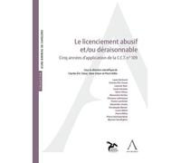 Le licenciement abusif et/ou déraisonnable - Steve Gilson - Anthemis - broché - Etude
