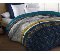 Le linge de Jules Couette Microfibre 220x240 - Imprimée Double-Face - 550 grs/m2 - Biarritz