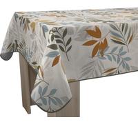 Le Linge de Jules Nappe Anti-Taches Clarence - Rectangle 150 x 300 cm, Rouge Mat