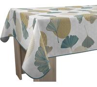 Le linge de Jules Nappe Anti-Taches Kobe Bleu - Rectangle 150 x 350 cm