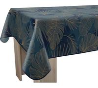 Le linge de Jules Nappe Anti-Taches Olinda Bleu - Rectangle 150 x 200 cm