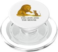Le Lion et la Souris Fable d'Ésope Classique PopSockets PopGrip pour MagSafe