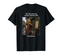 Le Lion ne se préoccupe Pas de l'emploi, mème Amusant T-Shirt