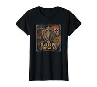 Le Lion prévaut, révélation 5 5 Christian Lion T-Shirt Graphique avec Valeur