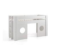 Lit Combiné Enfant "Freya" 90x200cm Blanc