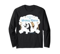 Le lit est Mon Lieu de Bonheur Kungfu Panda Manche Longue