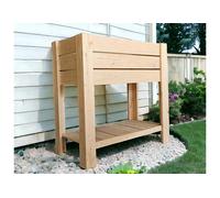 Le Livet Potager sur pieds en bois de châtaignier - 80 x 40 x 80 cm - 20206