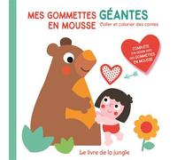 Le livre de la jungle Mes gommettes géantes en mousse - Collectif - Tam-Tam - broché - Livre-jeu