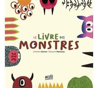 Le livre des monstres Avec un QR code pour écouter l'histoire - Christina Dorner - Acces Editions - cartonné - Album jeunesse