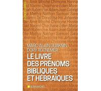 Le Livre des prénoms bibliques et hébraïques