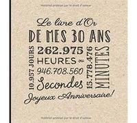 Le livre d'Or de mes 30 ans : Décoration pour la célébration du 30ème anniversaire pour homme ou femme - 82 pages Format 21,5 x 21,5 cm NLFBP Editions (Auteur)