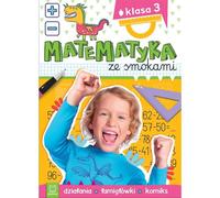 Le livre Maths avec les dragons. Activités, puzzles, bandes dessinées