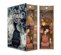 Le Livre Nook De L'Âge De La Vapeur Puzzle En Bois 3D Avec LED TONECHEER