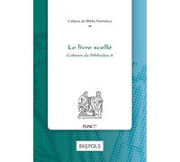 Le livre scellé French; Greek; Latin: Cahiers de Biblindex II