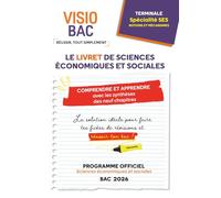 Le livret de Sciences économiques et sociales: BAC 2026