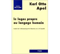 Le Logos propre au langage humain
