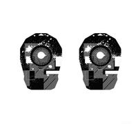 Le lot de 2 déflecteurs de nettoyage de vélo offre une protection ciblée pour les freins à disque tout en effectuant des procédures d'entretien standard de la chaîne