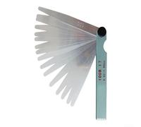 Le lot de jauges d'épaisseur mesure l'épaisseur de la lame de 0 02 à 1 mm, comprend un total de dix-sept lames