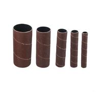 Le lot de manchons de ponçage multi-usages contient cinq pièces de 4 tambours de 12,7 cm avec diverses options de grain, parfaits pour les travaux détaillés (grain 150)