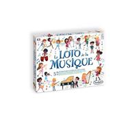 Le Loto de la musique, 32 Instruments et 40 Melodies - Loto sonore musical - Jeu Sensoriel ouie - Set Jouet Educatif Enfant + Carte