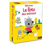 Nathan – Jeu d'éveil – Bébé loup : Le loto des animaux – Dès 2 ans