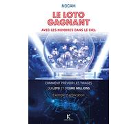 Le loto gagnant avec les nombres dans le ciel
