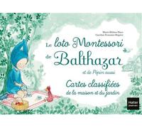 Le Loto Montessori de Balthazar - la maison Cartes classifiées de la maison et du jardin, Coffret avec 48 cartes - Marie-Hélène Place - Hatier Jeunesse - Boîte ou accessoire - Album jeunesse dès 3 ans