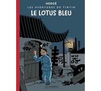 Hergé – Le Lotus bleu – Édition noir et blanc colorisée – Casterman – cartonné