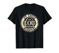 Le Lou - Arche Vintage de Saint-Louis dans Le Missouri T-Shirt Graphique avec Valeur