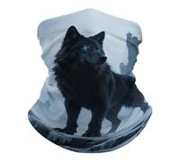 Le Loup dans La Neige Echarpe Gaiter Douce Bandeaux Multifonctionnel Bande De Cheveux pour Extérieur Cyclisme Étanche À La Poussière Cache-Col