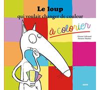 Le loup qui voulait changer de couleur à colorier