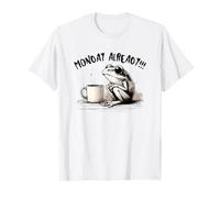 Le Lundi est déjà Une Grenouille avec Un café T-Shirt