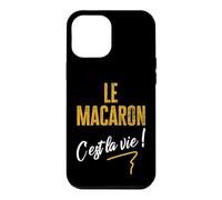 Le Macaron C'est la Vie Humour Cadeau Homme Femme idée drôle Coque pour iPhone 12 Pro Max