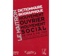 Le Macron - Dictionnaire biographique - Claude Pennetier - Atelier Ed De L' - broché - Etude