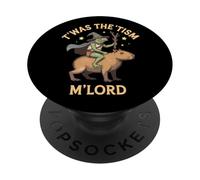 Le Mage Grenouille médiéval « Tism M'Lord » était-il Un Capybara drôle PopSockets PopGrip Adhésif