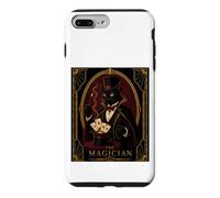 Le Magicien Black Cat Art Déco Meurtre Mystère Coque pour iPhone 7 Plus/8 Plus