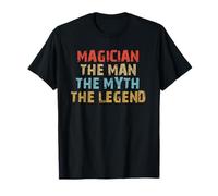 Le Magicien L'Homme Le Mythe La Légende Le Magicien Magicien Rétro T-Shirt