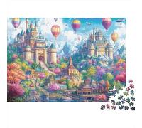 Le Magnifique château au Design Unique et Luxueux, idéal comme Cadeau, Jeu Familial ou décoration d'intérieur, 1 000 pièces (75 x 50 cm)