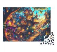 Le Magnifique château, Design Unique et Luxueux, idéal comme Cadeau, Jeu Familial et décoration d'intérieur, 500 pièces (52 x 38 cm)