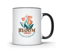 Le Magnifique Processus De La Création Florale Mug À Café Mignonne Mug Céramique Tasse À Café Pour L'École Cappuccino Cuisine 330Ml