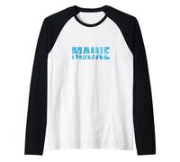 Le Maine, mon endroit heureux Manche Raglan